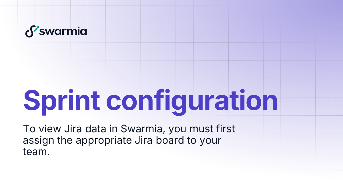 Sprint configuration | Swarmia docs