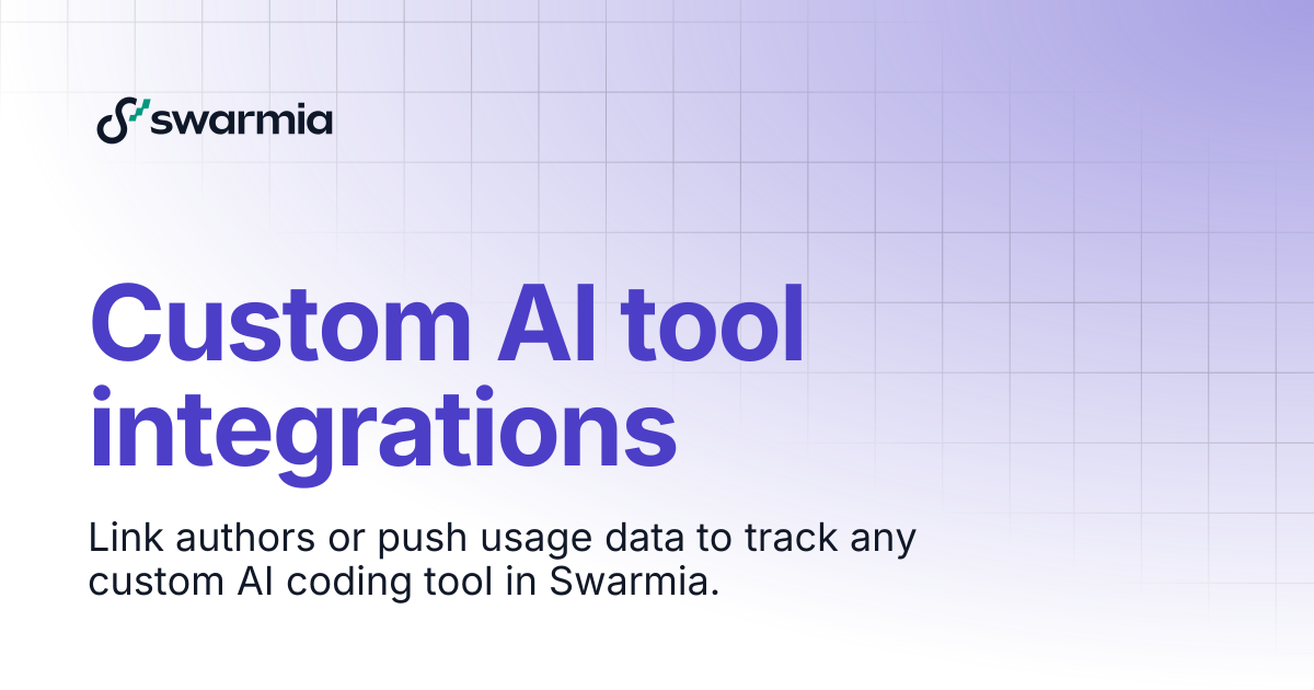 Custom AI tool integrations | Swarmia docs