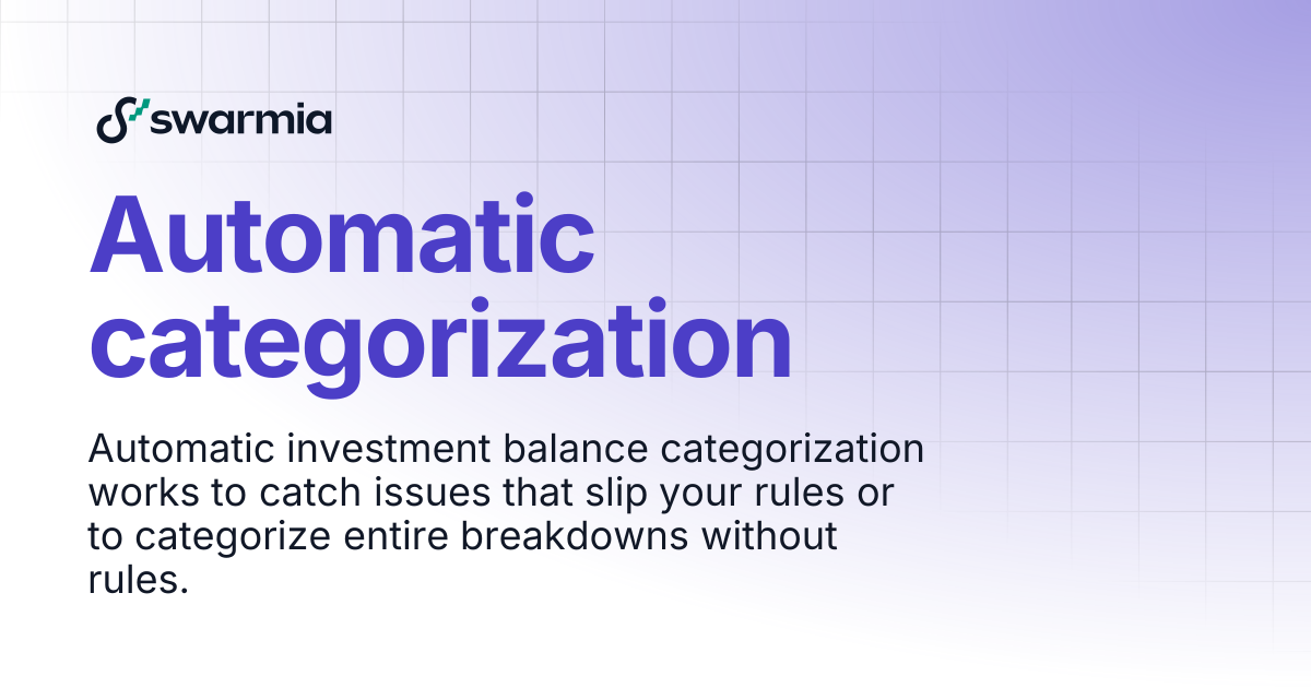 Automatic categorization | Swarmia docs